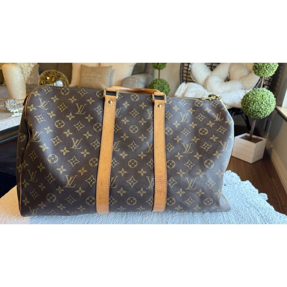 Louis Vuitton Keepall Duffle 45 Brown Canvas Monogram